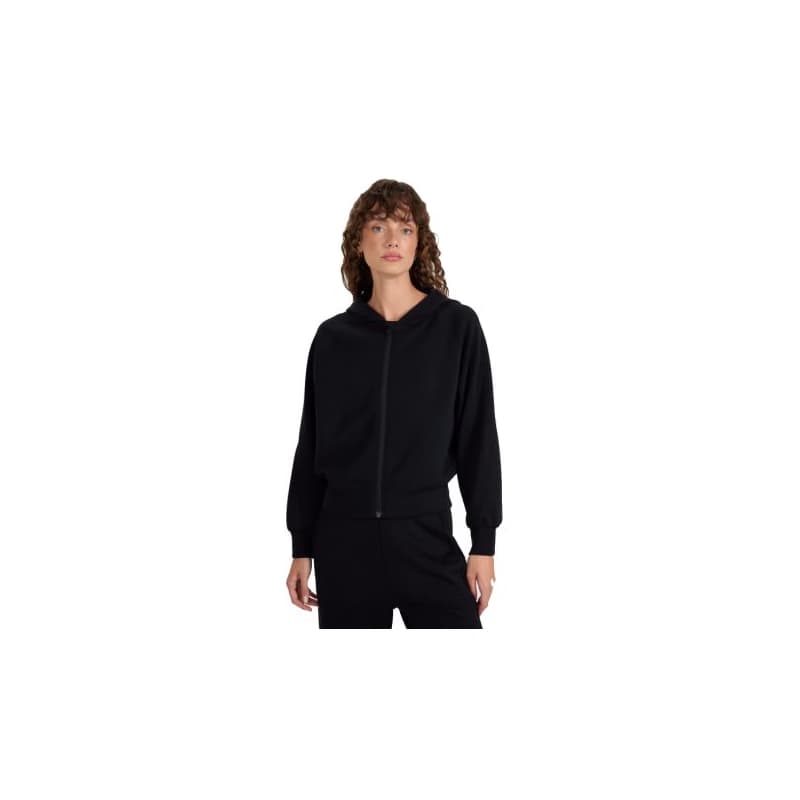 Dámska mikina so zipsom 4F SWEATSHIRT F1835-WAW25TSWSF1835-21S-BLACK