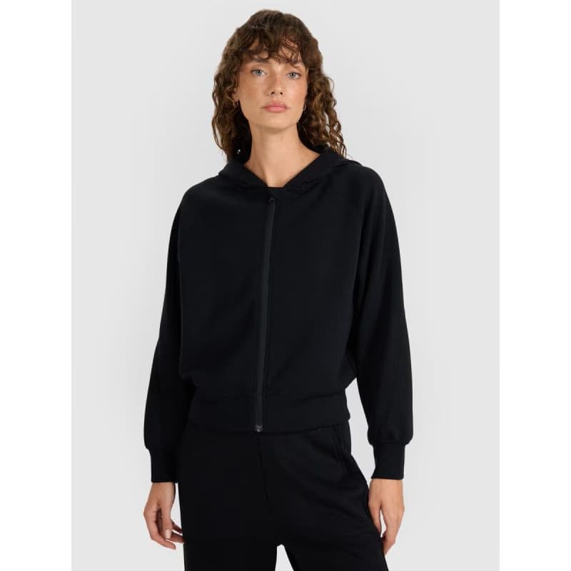 Dámska mikina so zipsom 4F SWEATSHIRT F1835-WAW25TSWSF1835-21S-BLACK 2