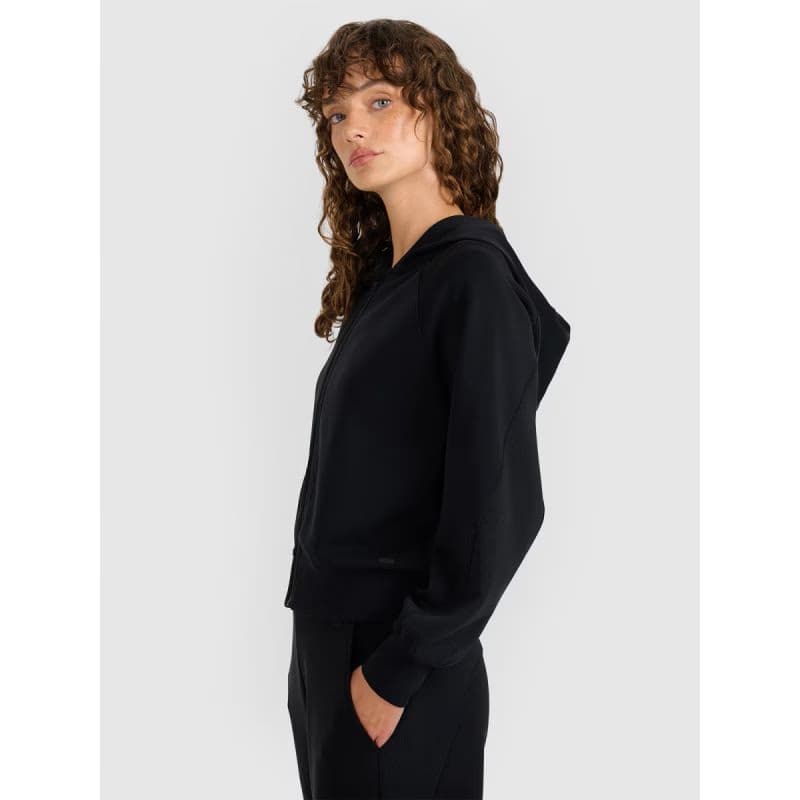 Dámska mikina so zipsom 4F SWEATSHIRT F1835-WAW25TSWSF1835-21S-BLACK 3