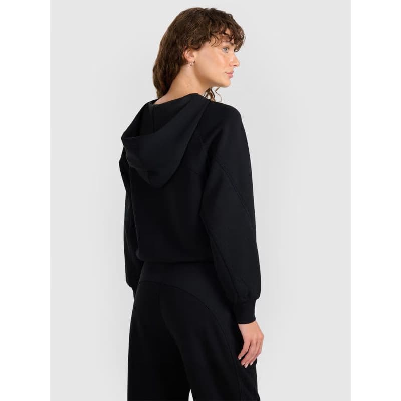 Dámska mikina so zipsom 4F SWEATSHIRT F1835-WAW25TSWSF1835-21S-BLACK 4