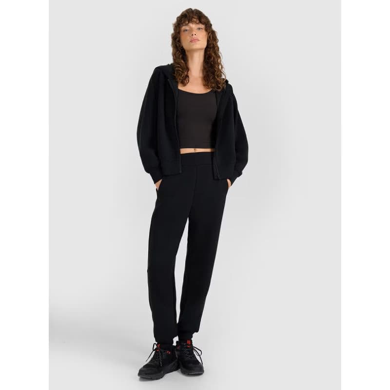 Dámska mikina so zipsom 4F SWEATSHIRT F1835-WAW25TSWSF1835-21S-BLACK 5