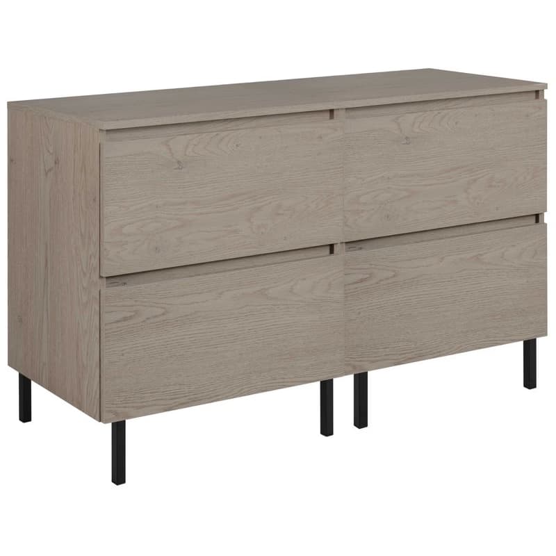 Elvisia Skrinka pod umývadlo s doskou SIMPLE Dark oak D120/1 | 120 cm 6