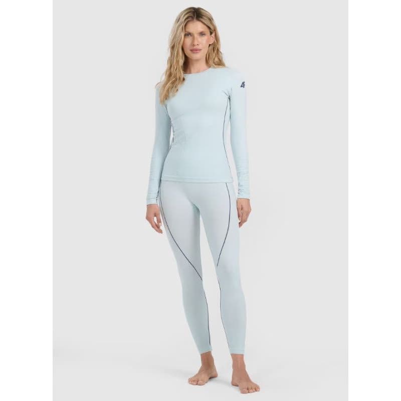 Dámske termo nohavice 4F SEAMLESS UNDERWEAR F204-WAW25USEAF204-34S-LIGHT BLUE 4