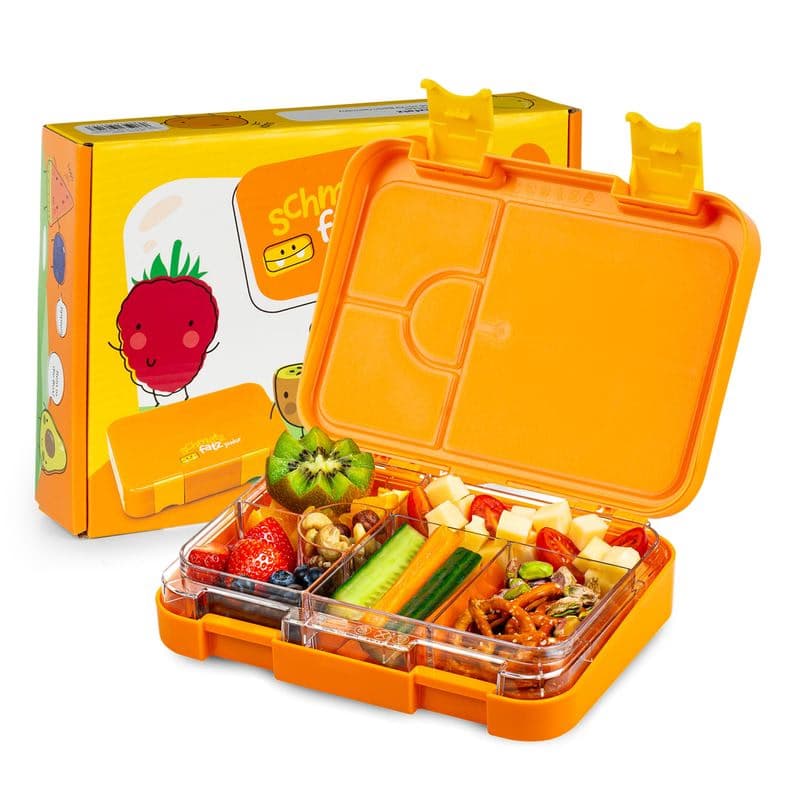 Klarstein Schmatzfatz junior desiatový box, 6 priehradiek, 21,3 x 15 x 4,5 cm, bez BPA
