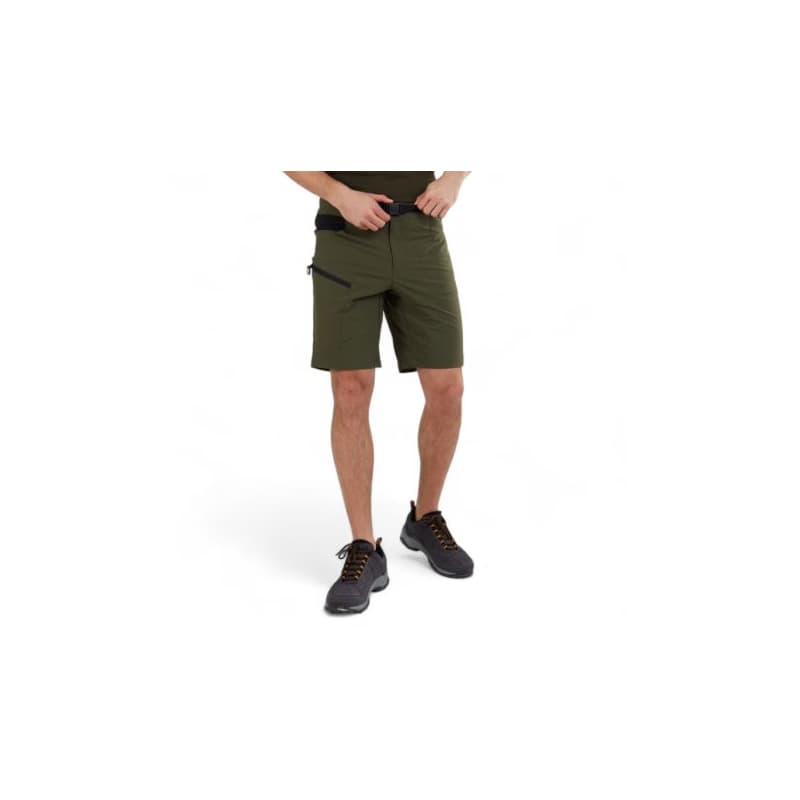 Pánske turistické kraťasy FUNDANGO Roger Trekking Short-590-oliv