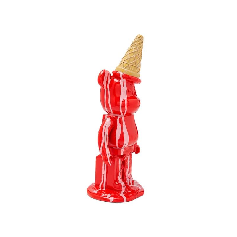 Gelato Bear dekorácia červená 40 cm 1
