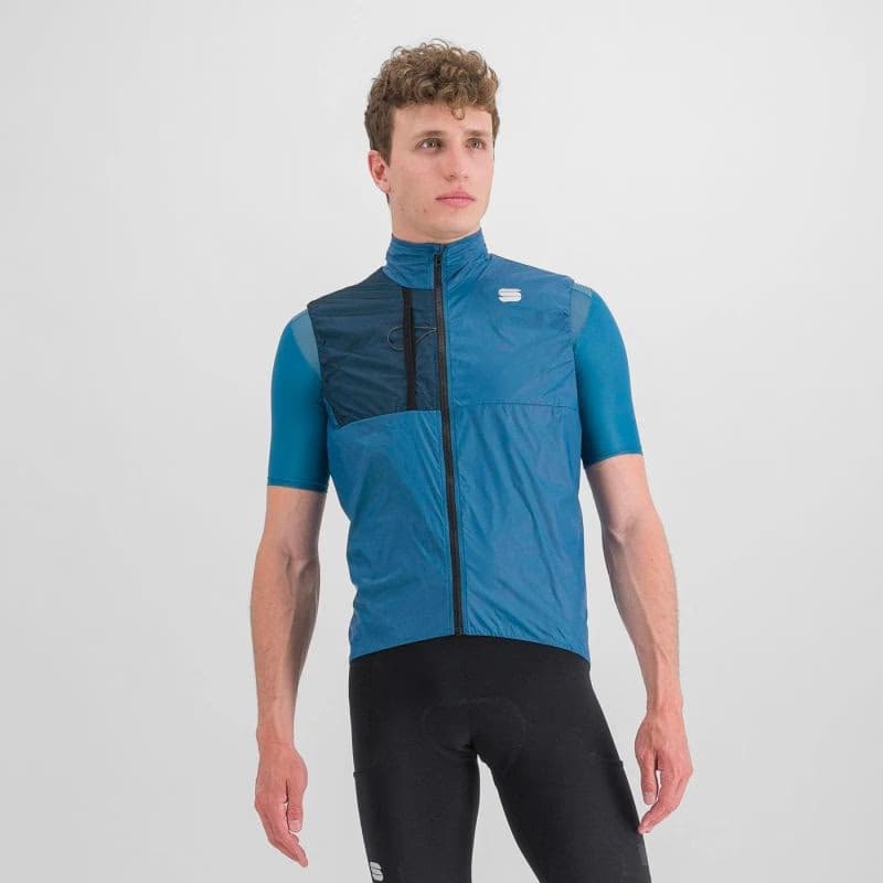 Pánska cyklistická vesta SPORTFUL Supergiara layer vest, berry blue 2