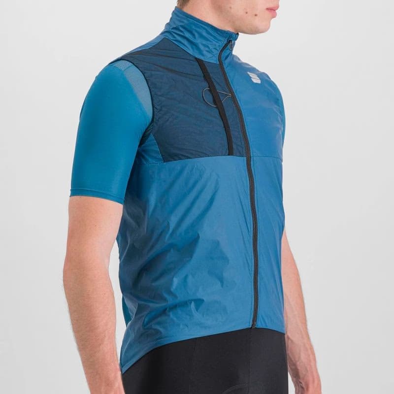 Pánska cyklistická vesta SPORTFUL Supergiara layer vest, berry blue 4