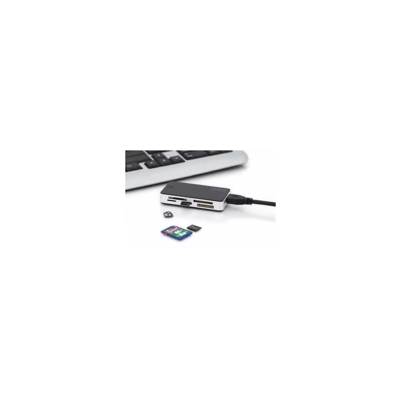 DIGITUS Čítačka kariet USB 3.0 s pripojovacím káblom USB 1m Podpora kariet MS/SD/SDHC/MiniSD/M2/CF/MD/SDXC 6