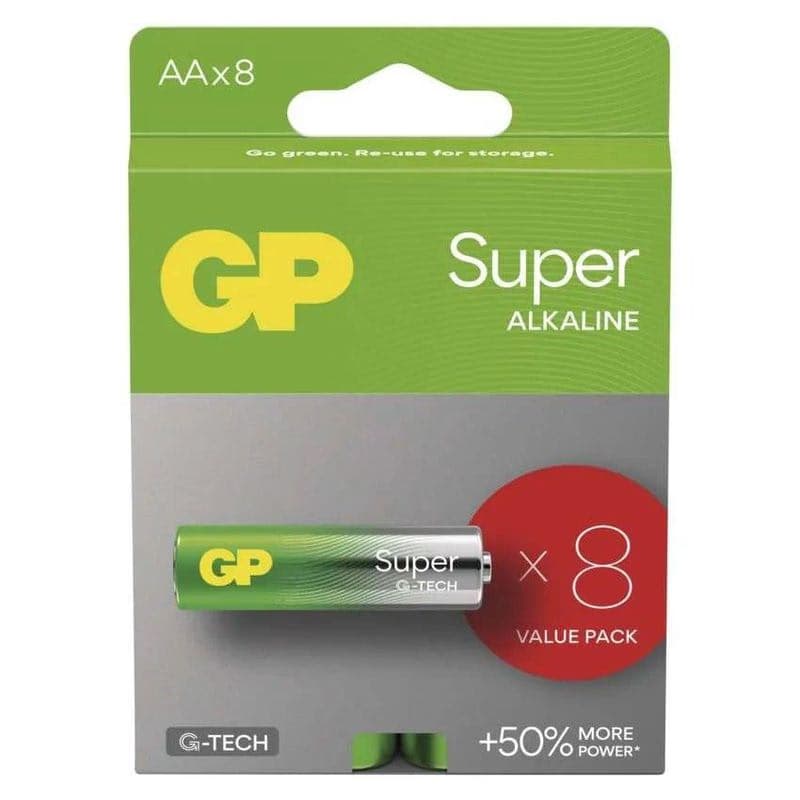 GP AA Super, alkalická (LR6) - 8 ks 1
