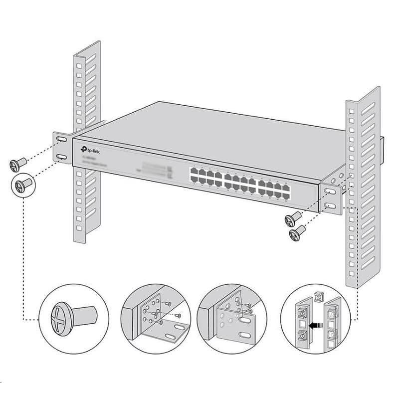 TP-Link RackMount Kit-13 - Sada pre montáž 13-palcových prepínačov do racku 3