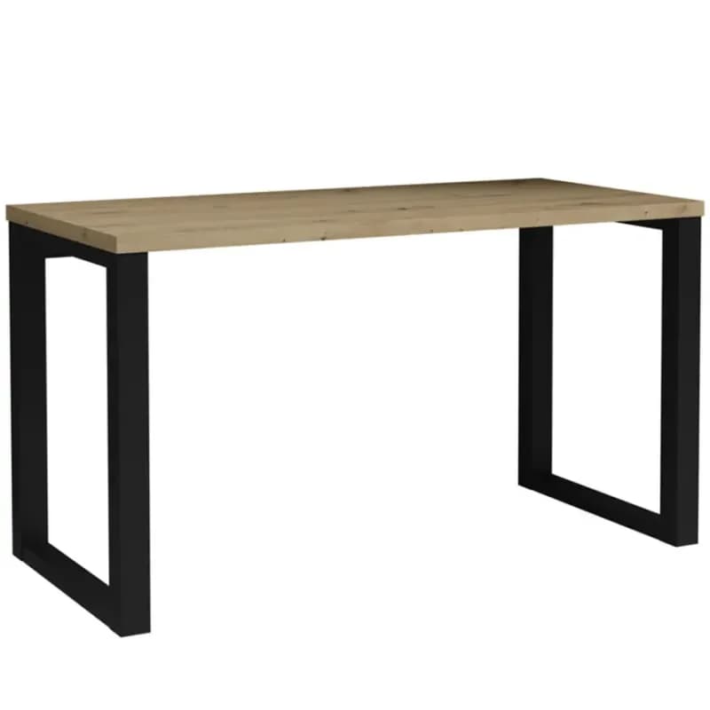 Písací stôl Max dub artisan/čierny 1