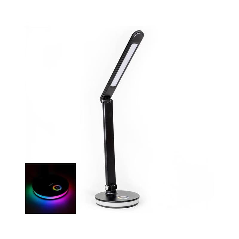 LEDRGBW Stmievateľná stolná lampa s funkciou powerbanky LED/12W/5V 2800-6000K čierna PDL400RGBB 1