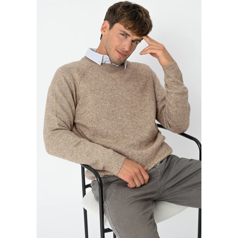 Pánsky sveter VOLCANO S-CLIMB-102-BEIGE 2