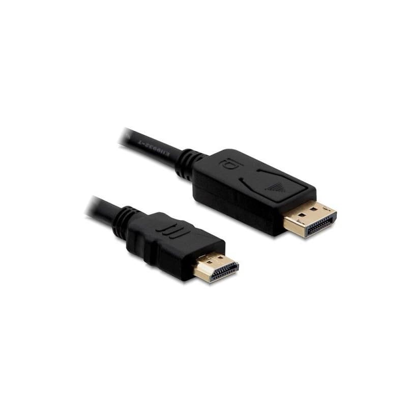 Delock kábel DisplayPort samec na HDMI samec, dĺžka 2m 1
