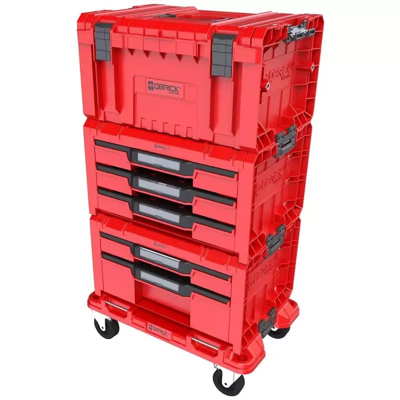 Qbrick System Pro Red Ultra HD Drawer Workshop Set 4 1