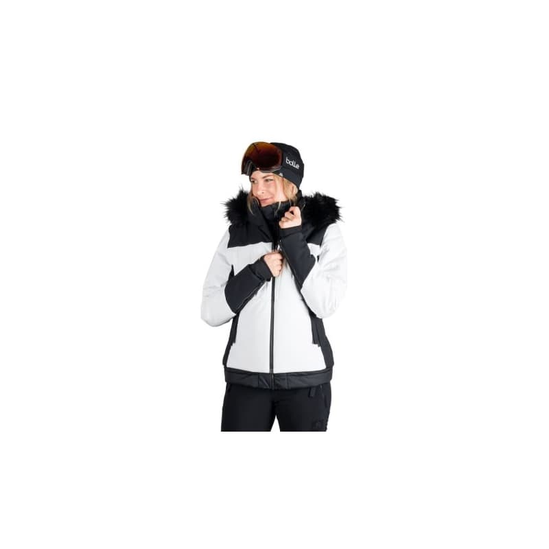 Dámska lyžiarska bunda NORTHFINDER TAYLER-212whiteblack