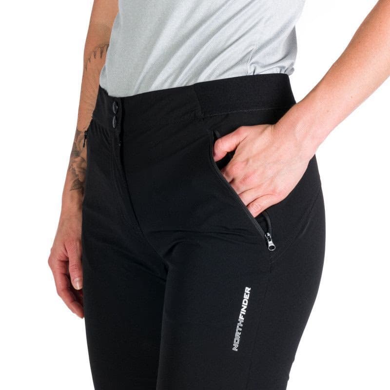 Dámske turistické kraťasy NORTHFINDER JACKIE-269-black 5