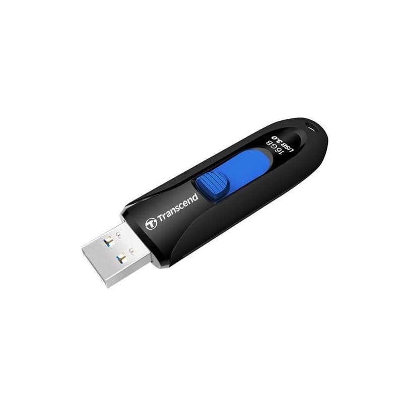 TRANSCEND USB Flash 16GB JetFlash®790, USB 3.1 (R:90/W:12 MB/s) čierna/modrá 4