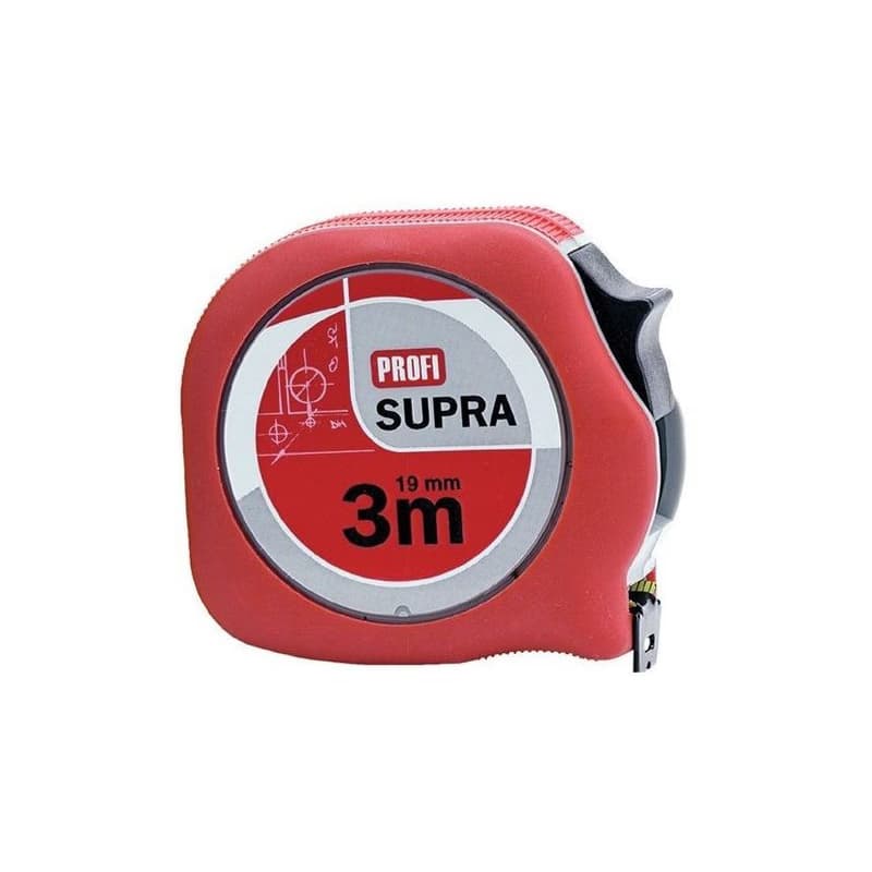 Meter zvinovací 3m/16mm červený na karte 2