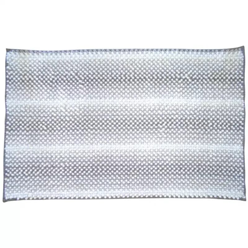 Kúpeľňový koberček Drop Sivá/Biela 50x80 cm