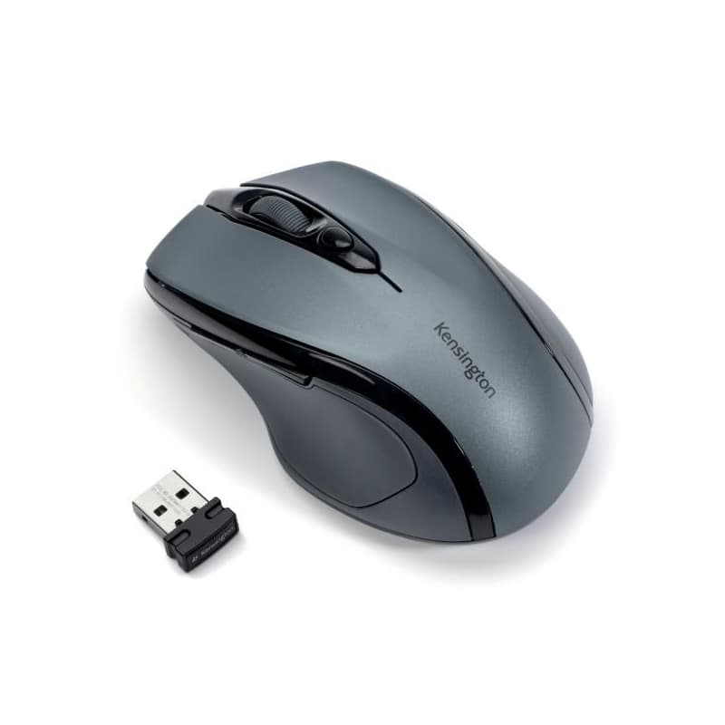 Kensington Pro Fit/Ergonomická/Optická/Pre pravákov/1 600 DPI/Bezdrôtová USB/Čierna-strieborná 1
