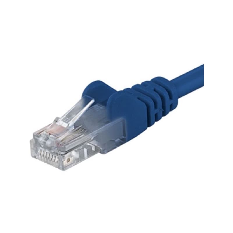 PremiumCord Patch kábel UTP RJ45-RJ45 CAT6 10m modrá 1