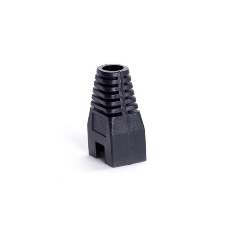 Ochrana pre konektor RJ45, non-snag-proof - čierna, 100ks 1