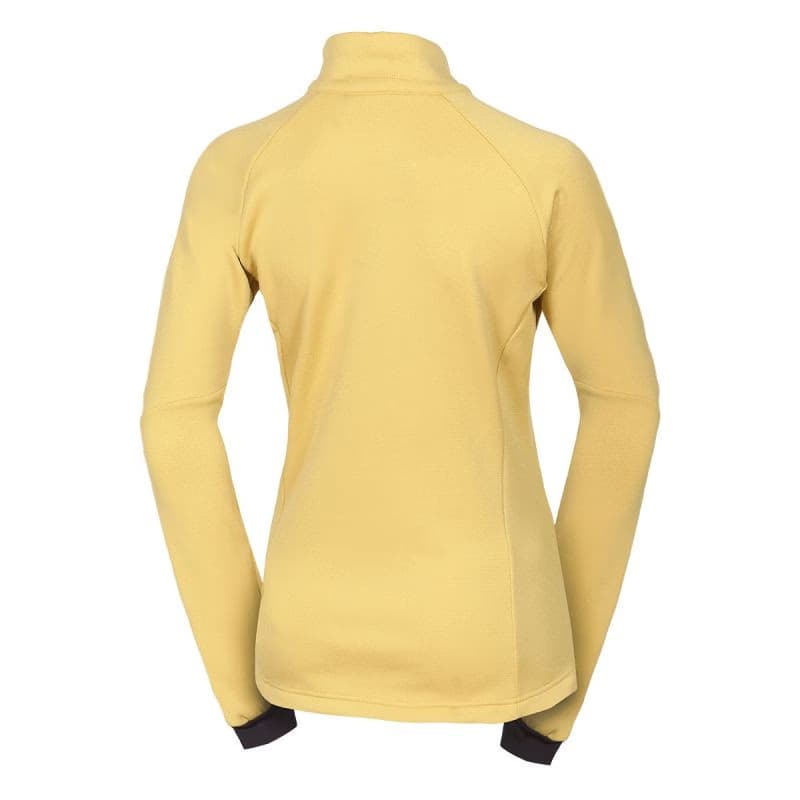 Dámska turistická flisová mikina so zipsom NORTHFINDER ANGELES-520mustard 6