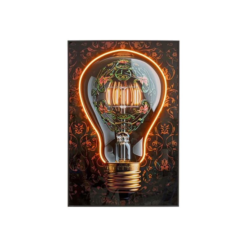 Bulb LED obraz 80x120 cm