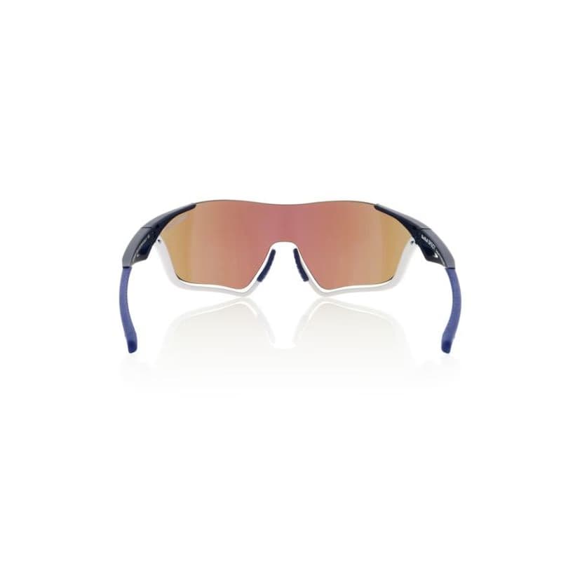 Slnečné okuliare RED BULL SPECT FLOW 001, white blue, smoke with blue mirror, CAT3, 2nd lens transparent, 135-0 3