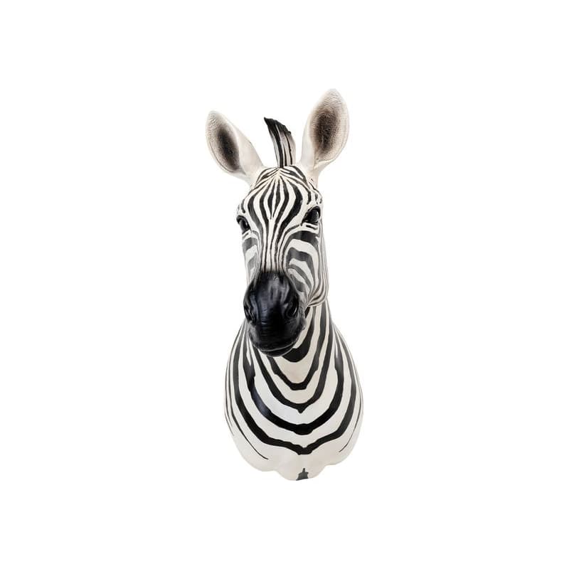 Zebra nástenná dekorácia bielo-čierna 33x78 cm 1