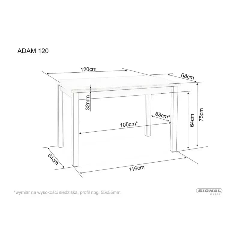 Stôl Adam 120 2