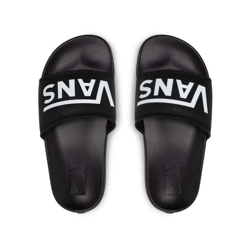 Pánske šlapky (plážová obuv) VANS VN MN MTE La Costa Slide-On black white 5