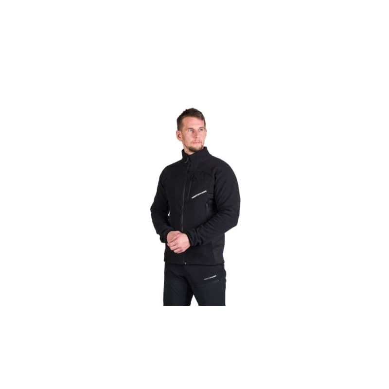Pánska turistická flisová mikina so zipsom NORTHFINDER FULVIO-269black 1