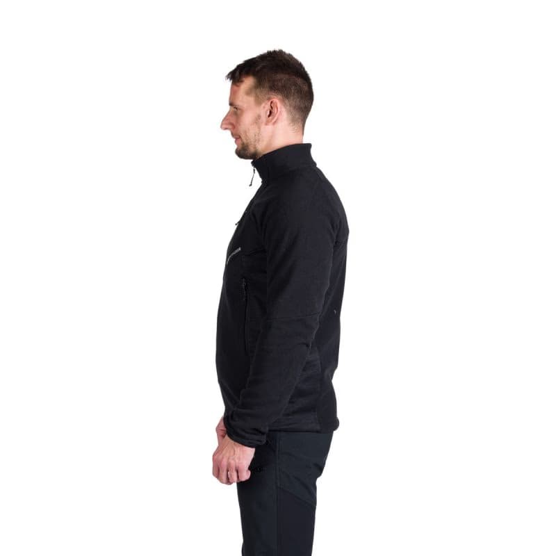 Pánska turistická flisová mikina so zipsom NORTHFINDER FULVIO-269black 3