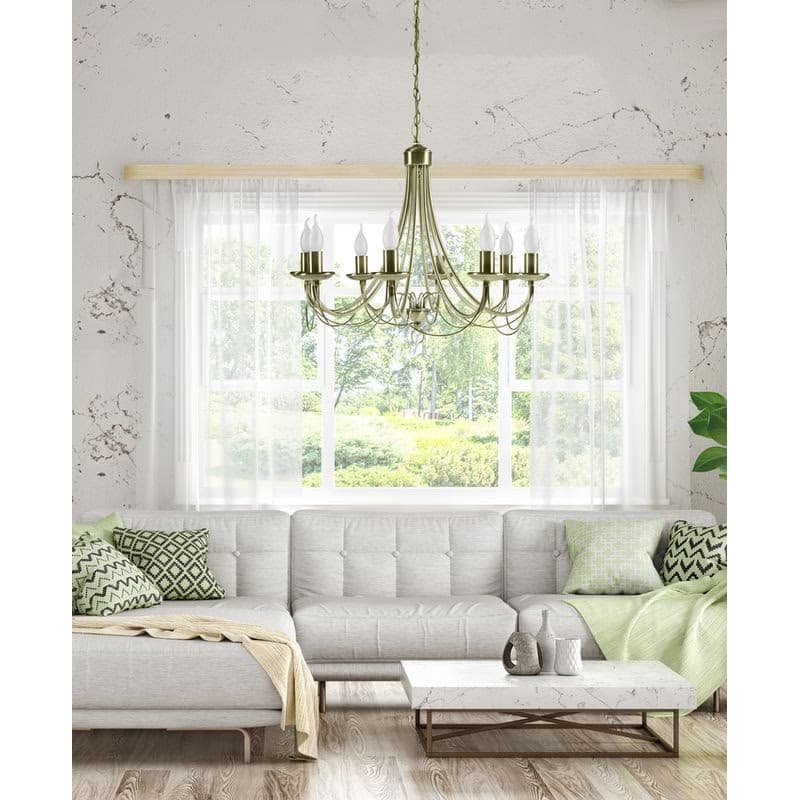 Závesná lampa MUZA 8xE14 luster Candellux 4