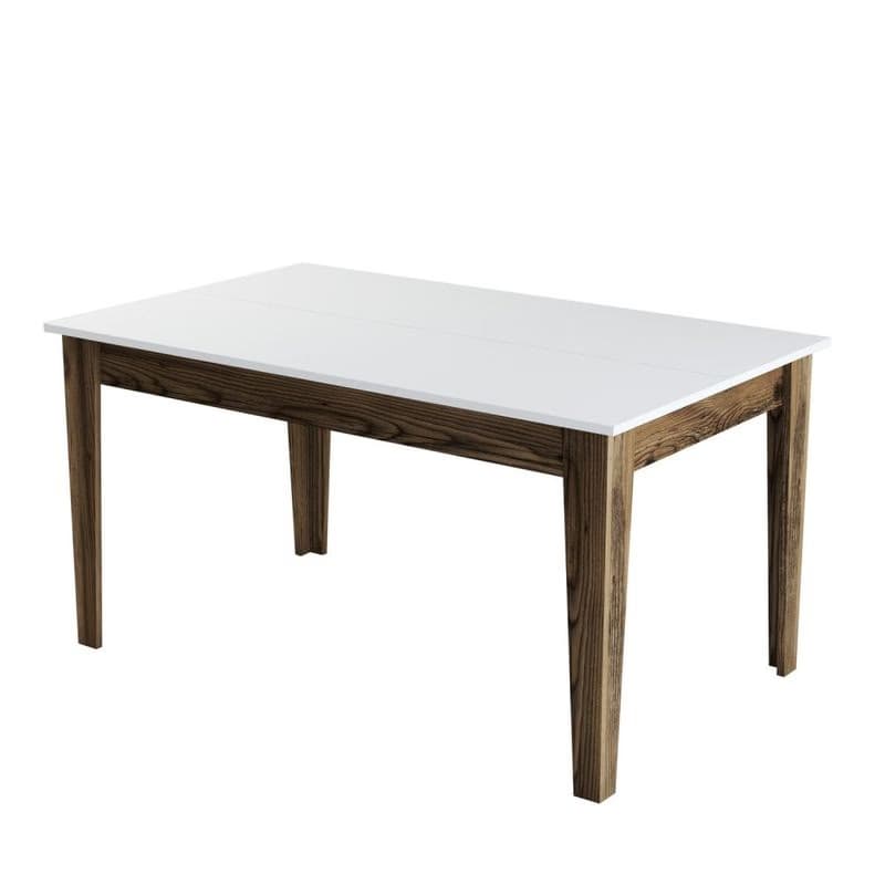 Jedálenský stôl Milan 514 - Walnut, White 2