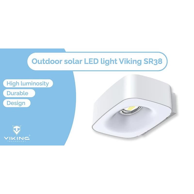 Vonkajšie solárne LED svetlo Viking SR38/700 lm/4 režimy/IP65/denná biela 6