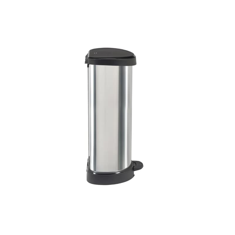 CURVER Odpadkový kôš DECO BIN 40l |strieborný 4