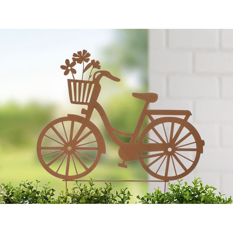 Záhradné kovové koliesko "Blumenfahrrad" 1