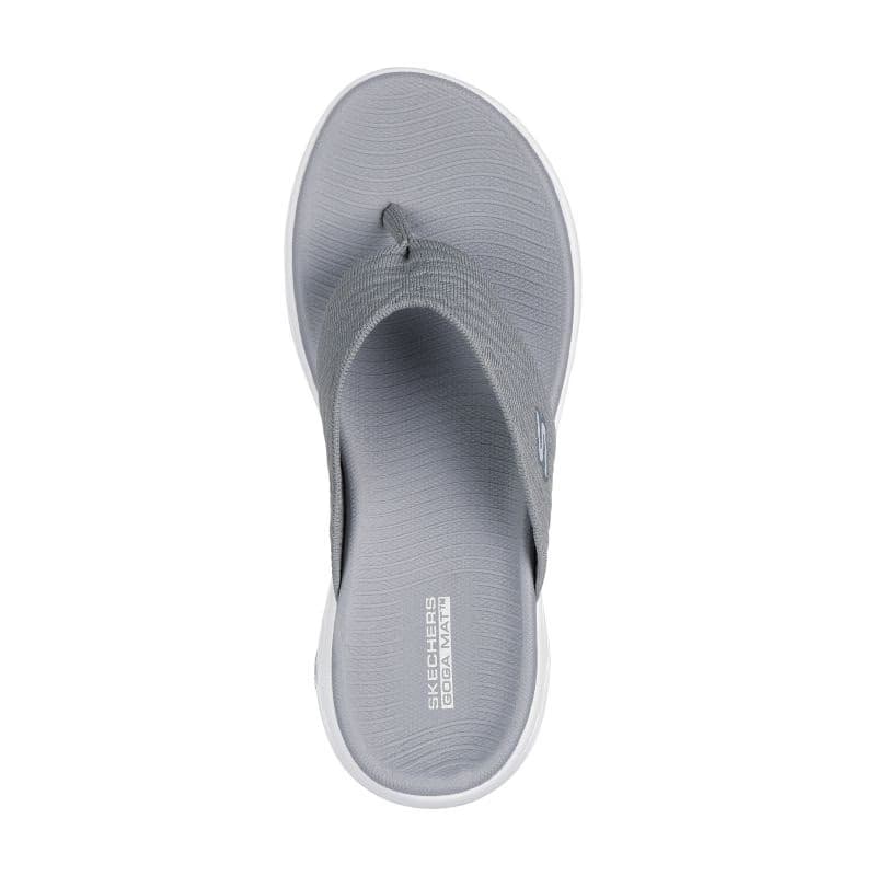 Dámske žabky (plážová obuv) SKECHERS On The Go 600 Sunny W grey white 4