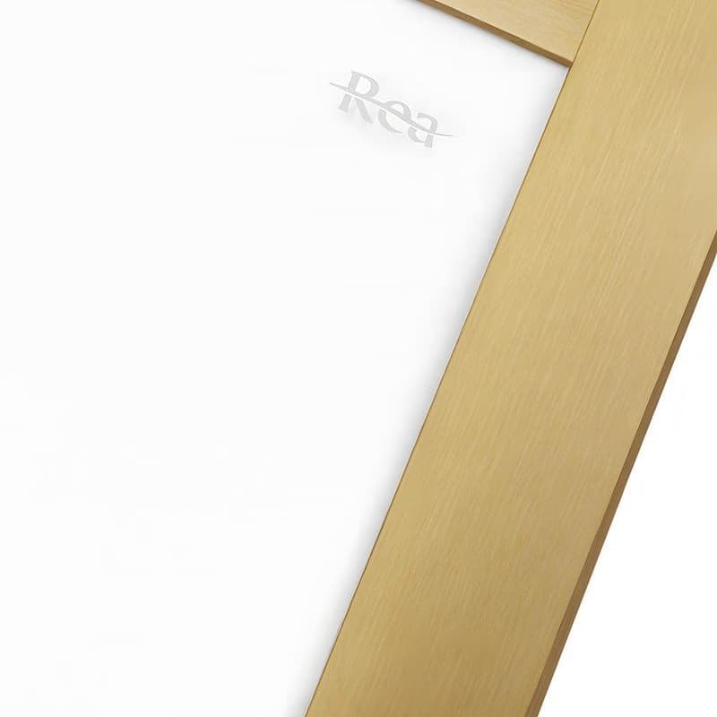 REA/S - Sprchovací kút City 80x80 Gold Brush So sprchovou vaničkou Savoy black KPL-K6447 2