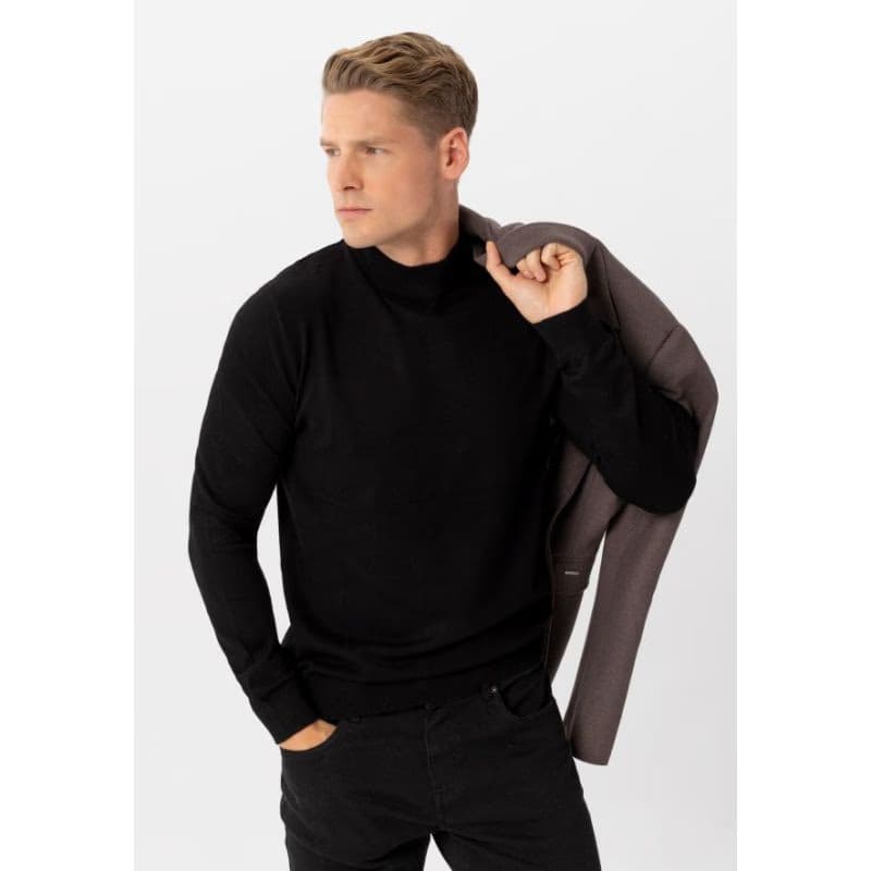 Pánsky sveter VOLCANO S-BAZ-700-BLACK 2