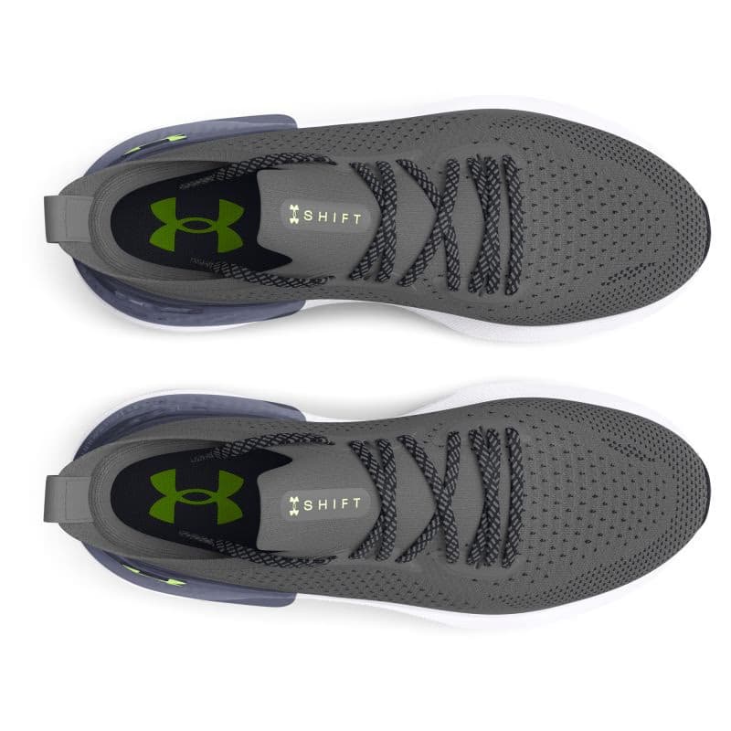 Pánska bežecká obuv UNDER ARMOUR UA Shift castlerock white morph green 4