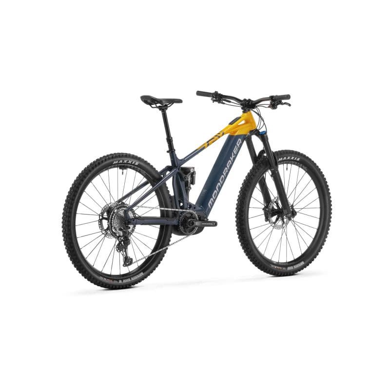 Horský elektrobicykel MONDRAKER Crafty Race, obsidian grey dense yellow racing silver 3