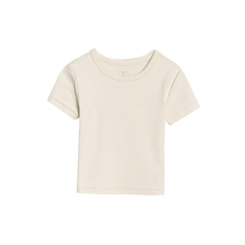 Dievčenské tričko s krátkym rukávom 4F JUNIOR TSHIRT F1852-12S-CREME 5