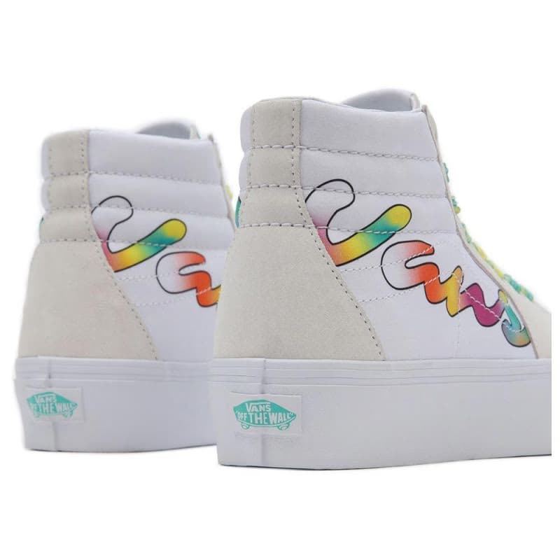 Dámska vychádzková obuv VANS UA SK8-HI Platform 2 (Spring Fade) white true white 4