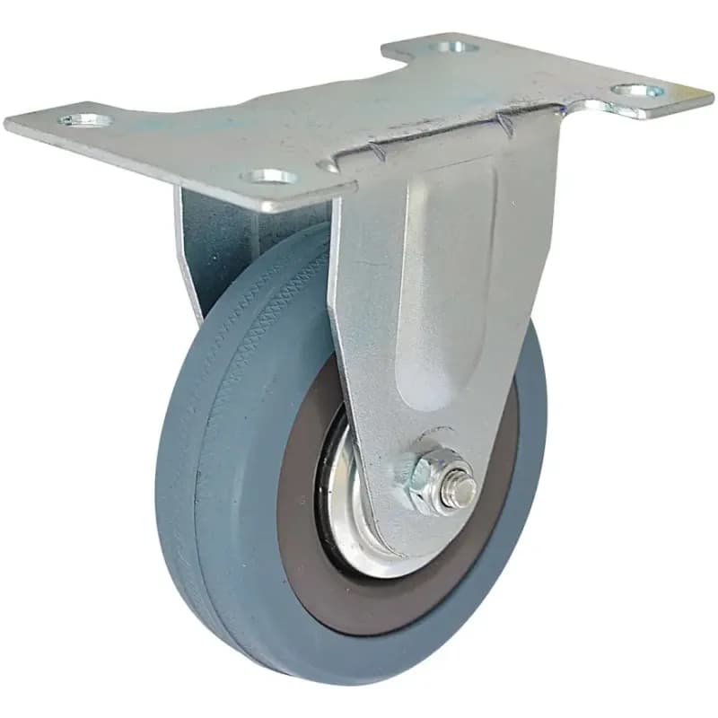 Pevné pojazdné koliesko 75 mm/50 kg doska montážna, guma