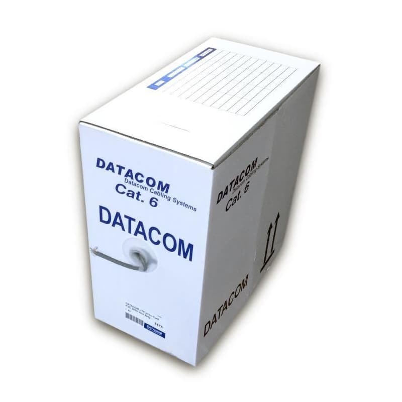 DATACOM UTP flex, Cat6 PVC, sivý, 305m, lanko 2